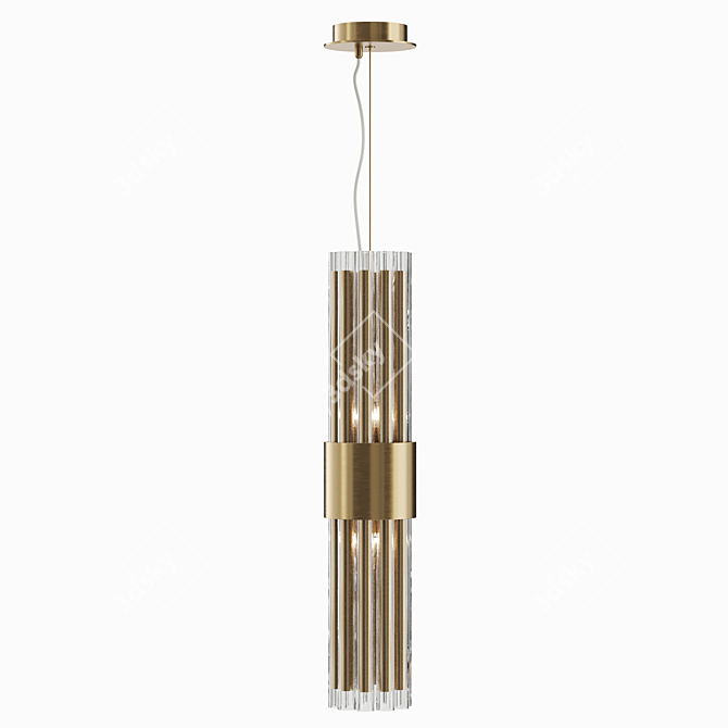 Elegant Colmar Pendant - Timeless Beauty 3D model image 1