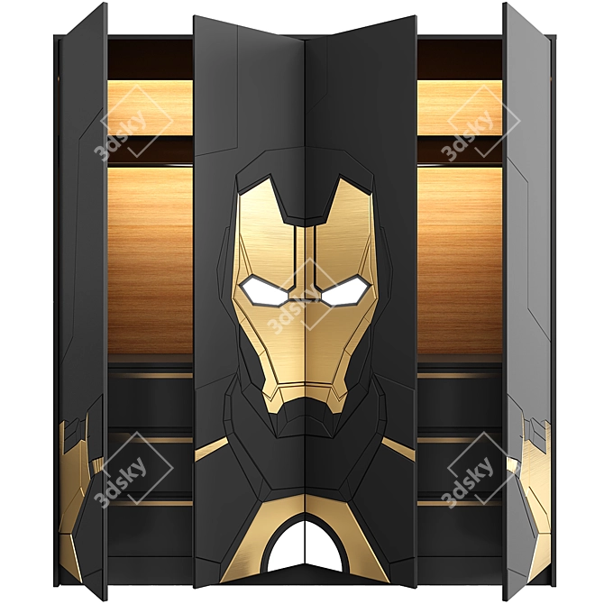 Marvel Iron Man Wardrobe 3D model image 3