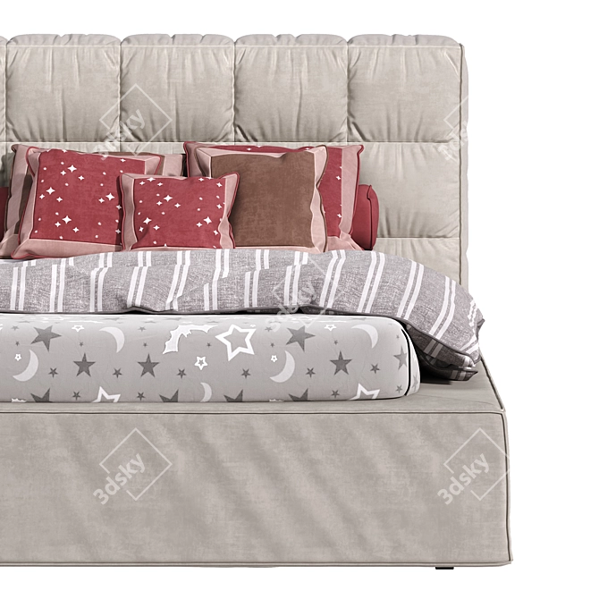 Contemporary HALLEY I.Boy JASPER Bed 3D model image 5