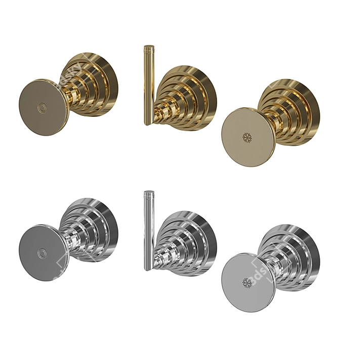 Stella Titian Bath and Shower Mixer 3D model image 2