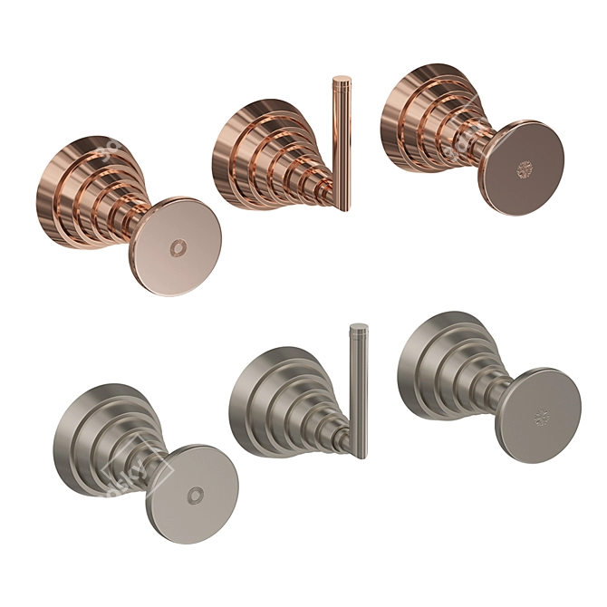 Stella Titian Bath and Shower Mixer 3D model image 3