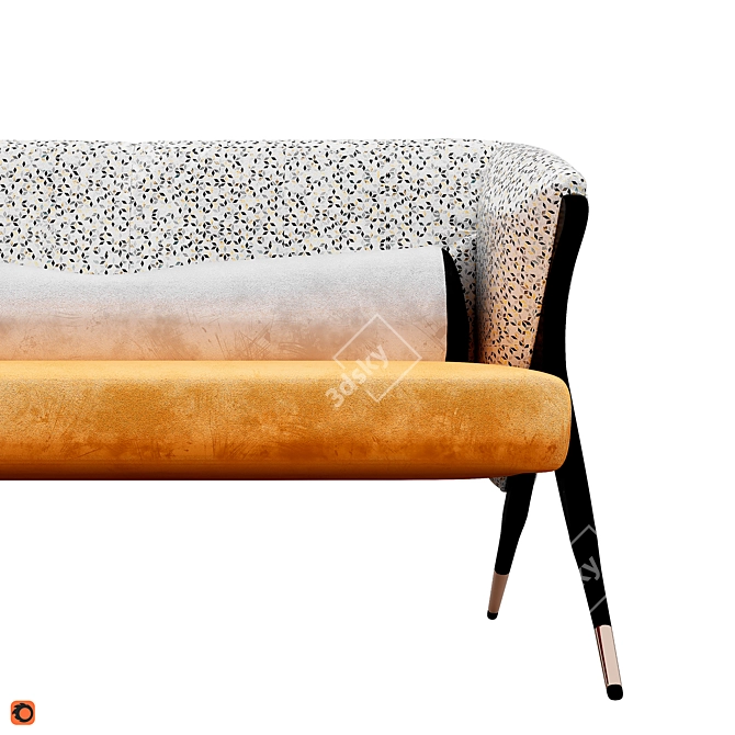 Mid-Century Glamour: Brillon Decodom 3D model image 3