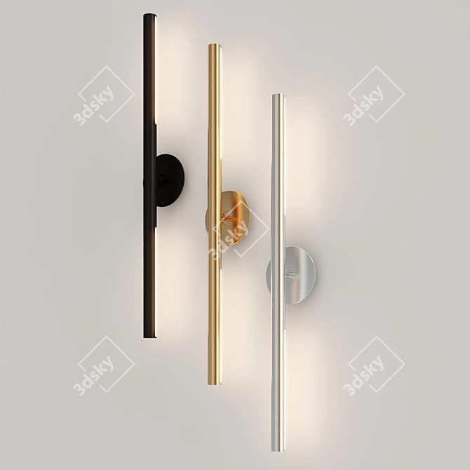 Designer Creation: Formation Wall Lamp Collection 3D model image 3