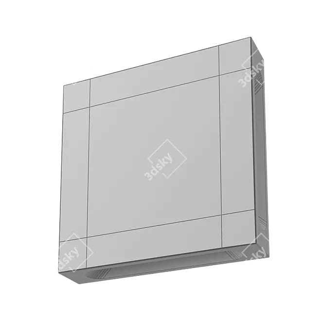 Title: Integrator Quattro IT-004: Square LED Staircase Lighting 3D model image 4
