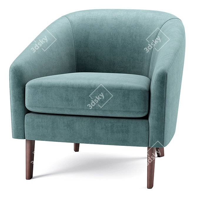 Sleek and Stylish Jonah Chair 3D model image 2