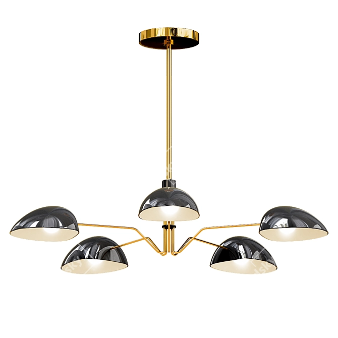 Elegant Jane Chandelier - Timeless Beauty Exudes 3D model image 1