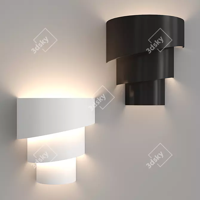 Sleek Wall Lamps: Modern Design 3D model image 1