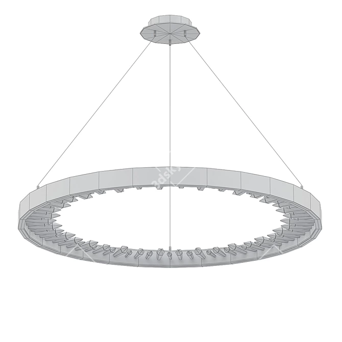 Elegant Jenter Ring Chandelier 3D model image 2