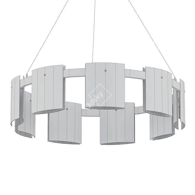 Elegant luminary for modern homes 3D model image 2