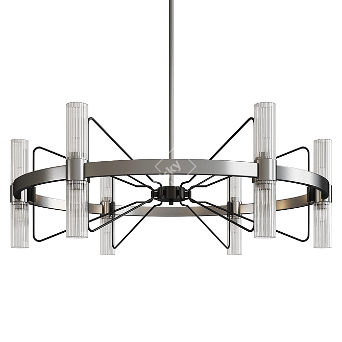 Transit Elegance Chandelier 3D model image 1