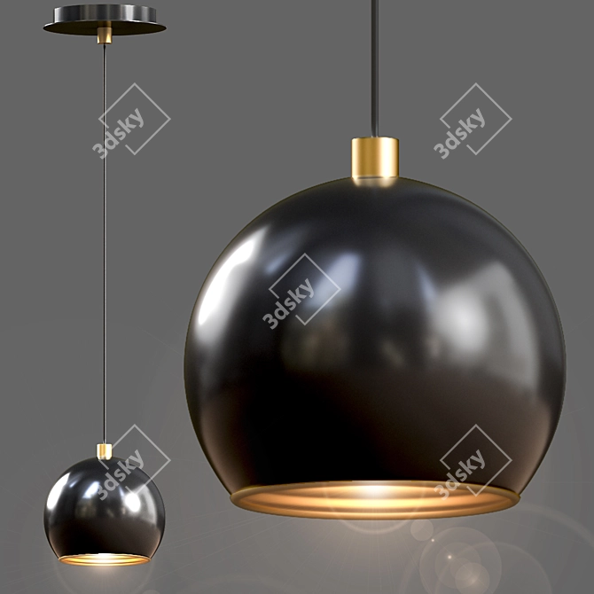 Sleek Design Lamp: VOLL ONE 3D model image 2