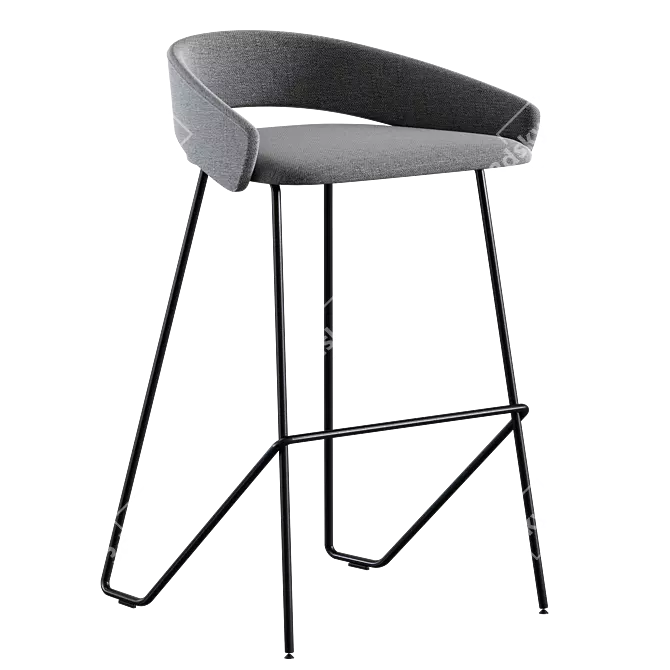 Kastel KIMMI Stool: Sleek and Stylish Seating Solution 3D model image 1