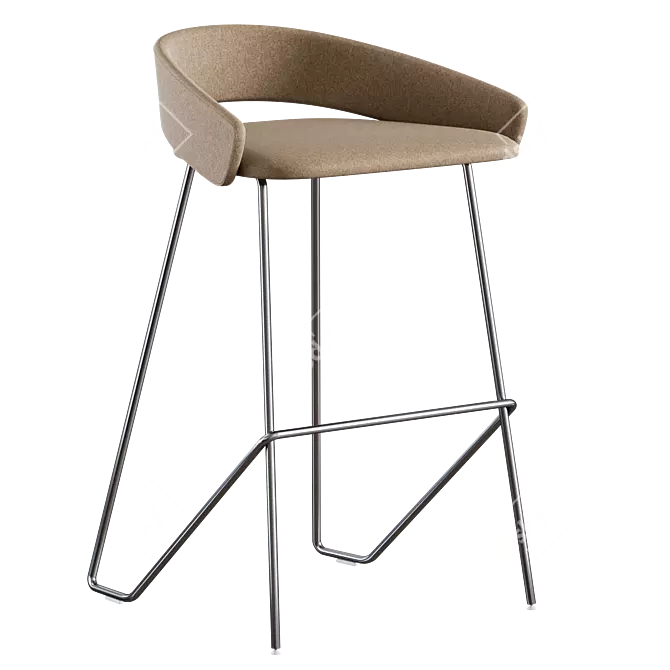 Kastel KIMMI Stool: Sleek and Stylish Seating Solution 3D model image 4