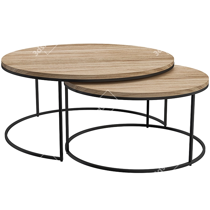 Modern Vova Coffee Tables 3D model image 1