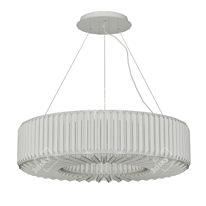 Elegant Fairlawns Chandelier 3D model image 2