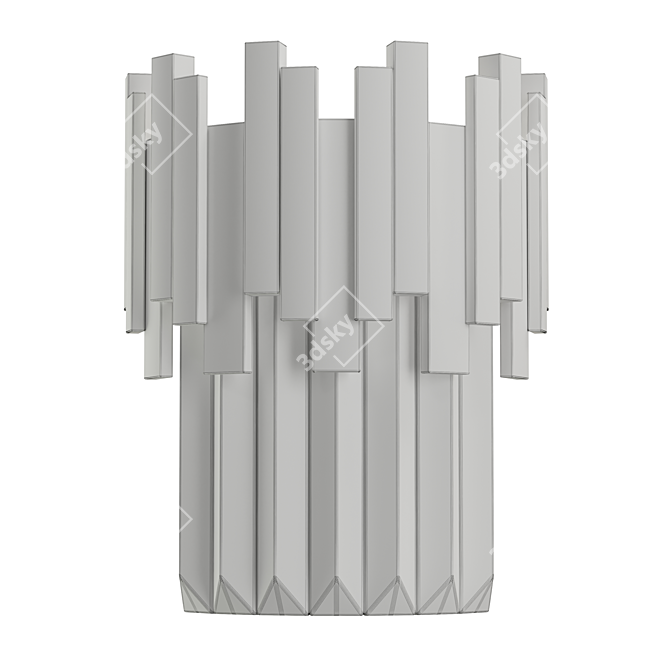 Elegant Maive Wall Lamp 3D model image 2