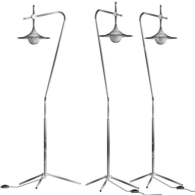 Modern Intueri S-1 Floor Lamp 3D model image 2