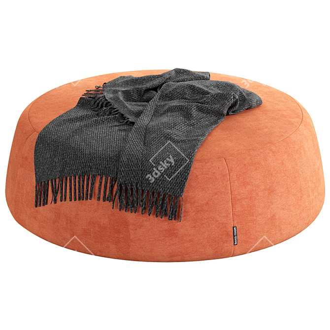 Boca Pouf: Stylish Comfort for Your Home 3D model image 4