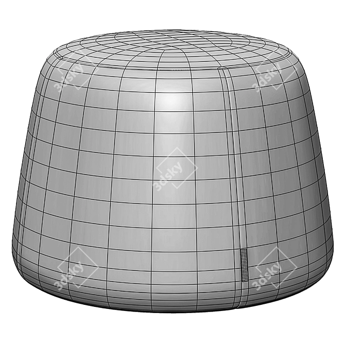 Boca Pouf: Stylish Comfort for Your Home 3D model image 7