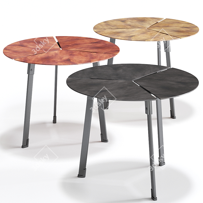 Elegance in Steel: PLACAS TABLE 3D model image 2