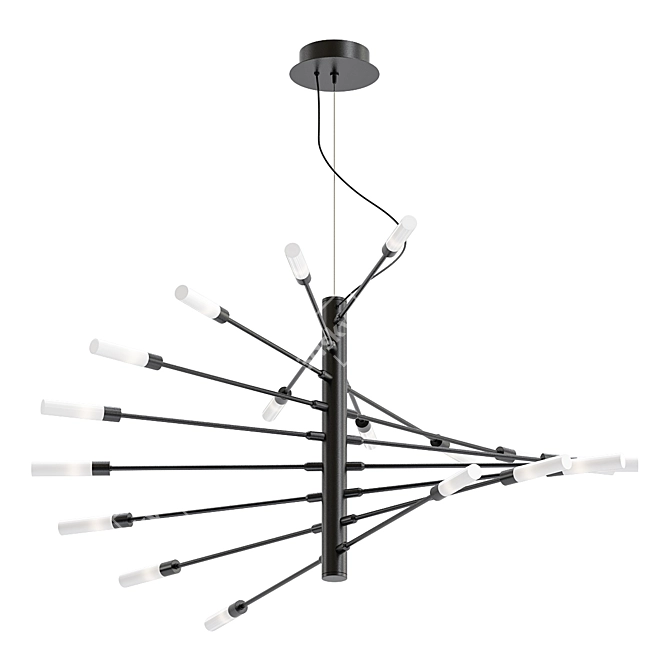 Elegant Lightstar Ragno Chandelier 3D model image 1