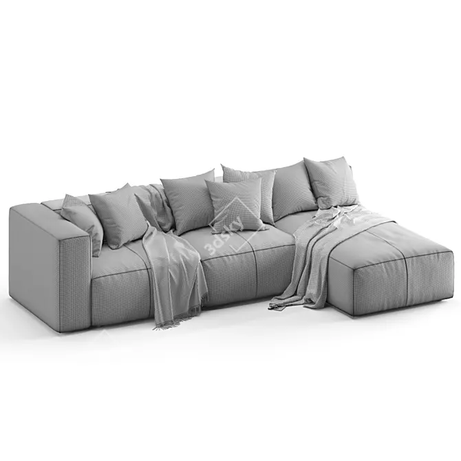 Modern Ligne Roset Nils Lounge 3D model image 6