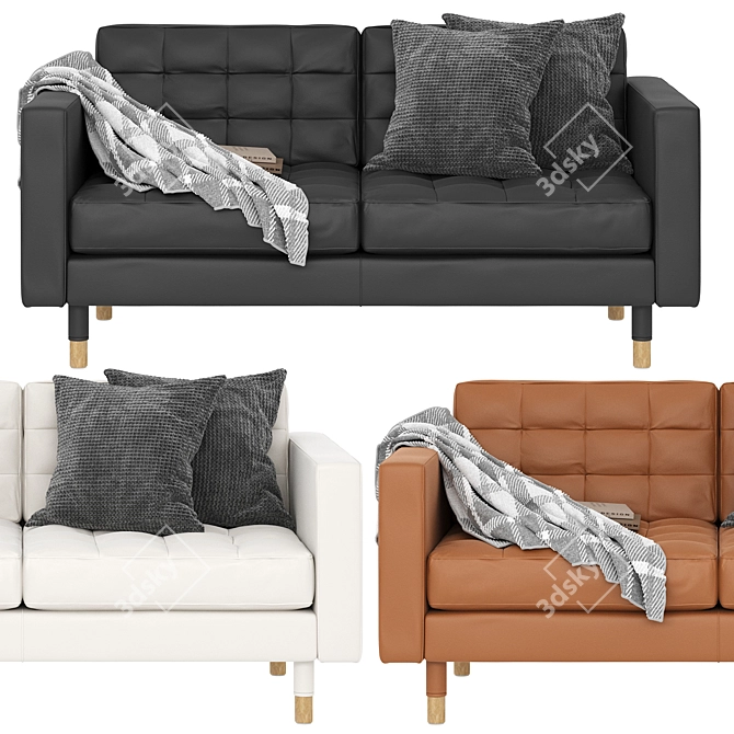 Modern Comfortable Sofa for Stylish Living Spaces 3D model image 2