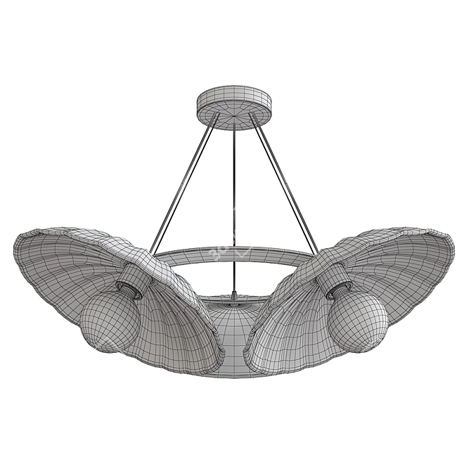 Elegant Platone Pendant 3D model image 3