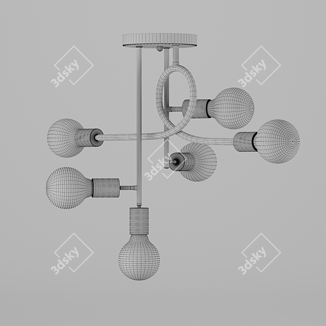 Lumion Karma Ceiling Chandelier 3D model image 2