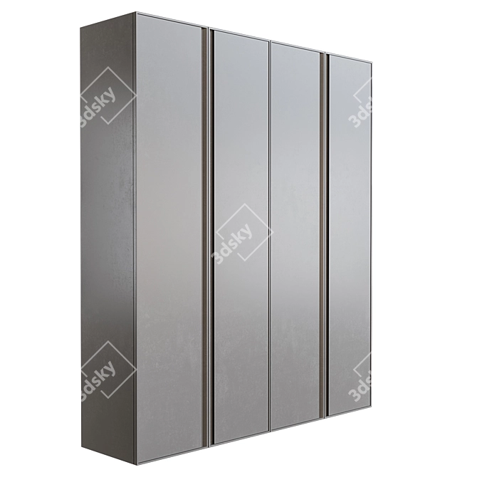 Modern LED Cupboard: Muzafarov Collections 3D model image 5