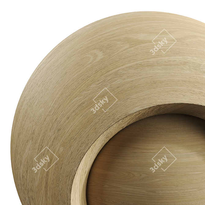 Oak Veneer | Seamless Wood Texture 3D model image 7