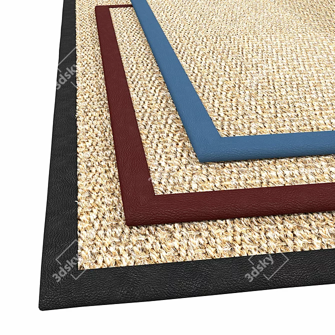 Klara Modern Designer Rug 3D model image 2