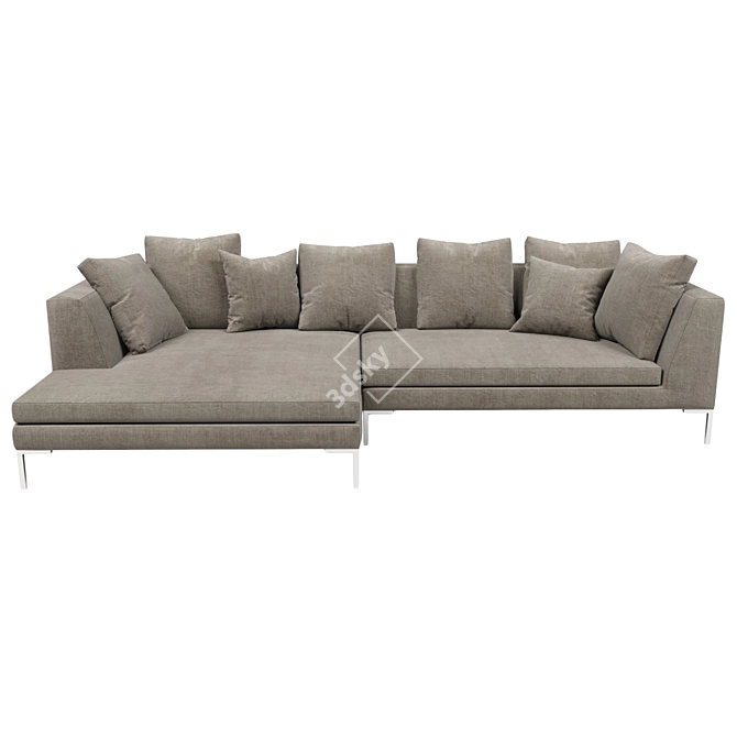 Charles Large: Modern Design Sofa 3D model image 4