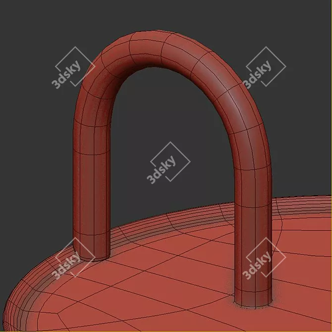 Bowler Hay Side Tables for Stylish Living 3D model image 5