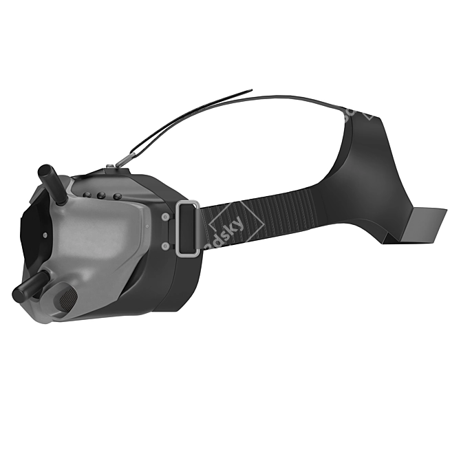 Immersive VR Goggles 3D model image 4