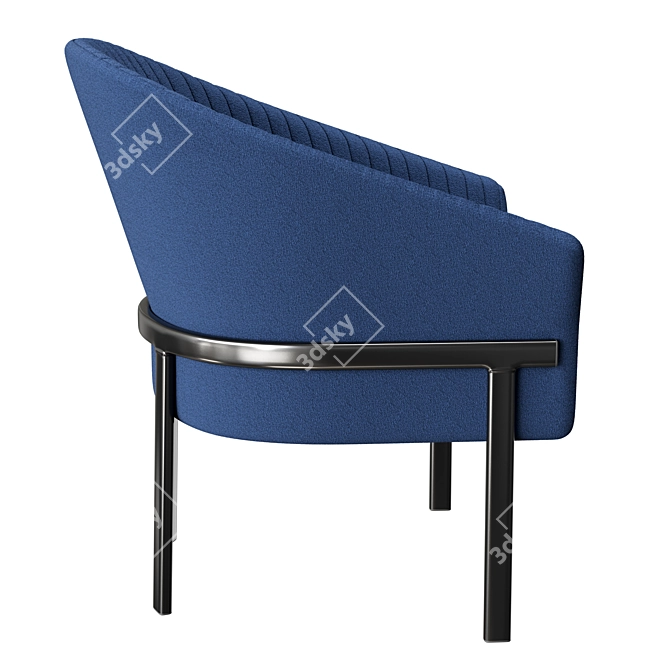 Contemporary Comfort: Ligne Roset Valmy Armchair 3D model image 3