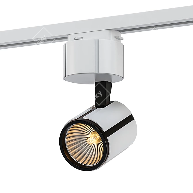 Sleek Dewa Track Lighting 3D model image 1