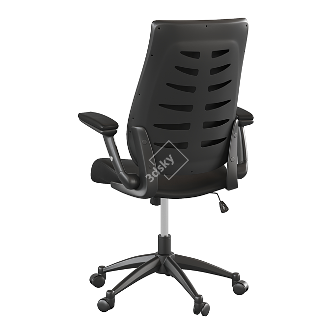 Modern Ergonomic High Back Office Chair 3D model image 2