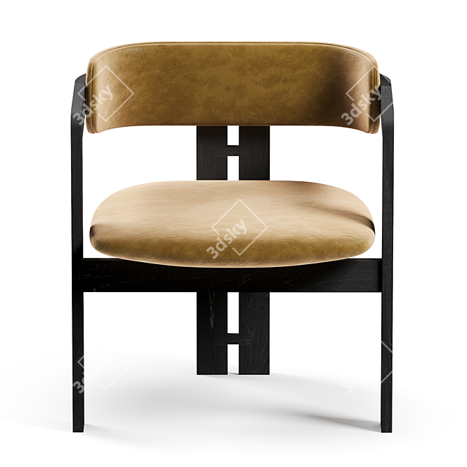 Modernist Duchamp Nightstand 3D model image 1