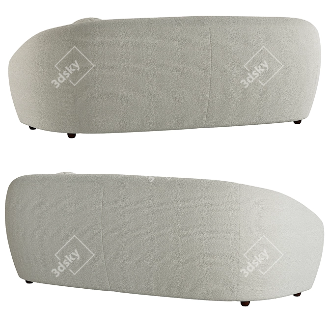 Modern RH SYLVAIN Sofa 3D model image 4