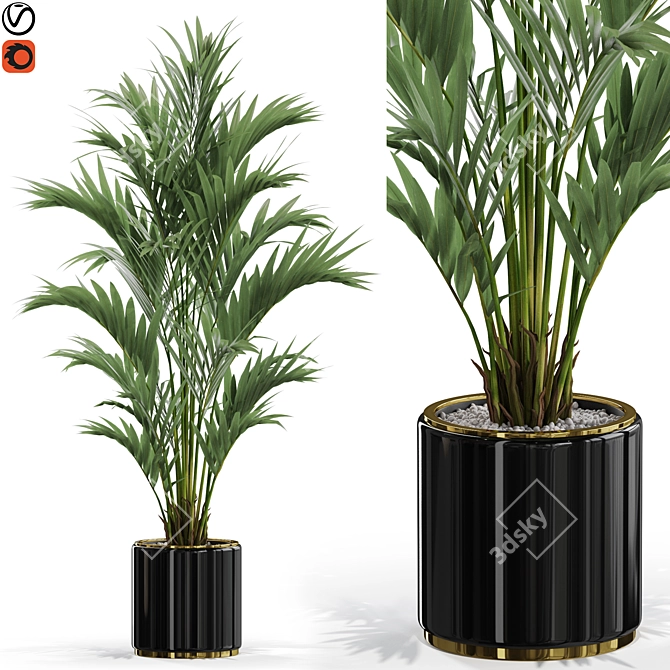 Diverse Flora Bundle: 560 Plants 3D model image 1