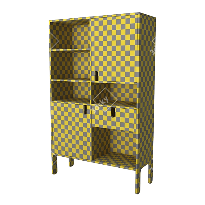 Elegant Tenzo Uno Highboard 3D model image 9
