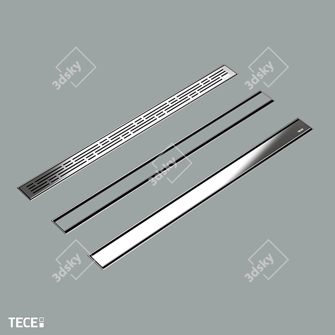 TECEdrainline: Elegant Shower Drain Solutions 3D model image 1