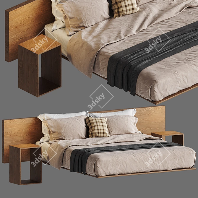 Floating Dreams Suspended Bed 3D model image 5