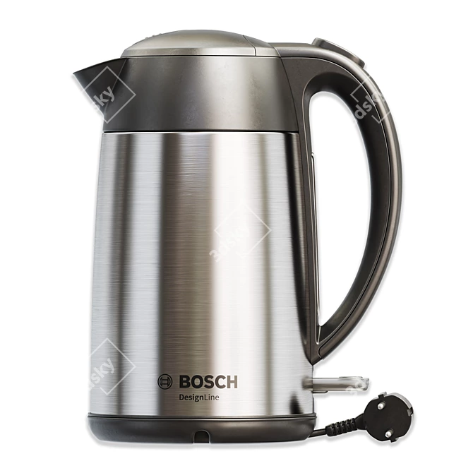 BOSCH_TWK3P420 Electric Kettle: Sleek Design, High Performance 3D model image 4
