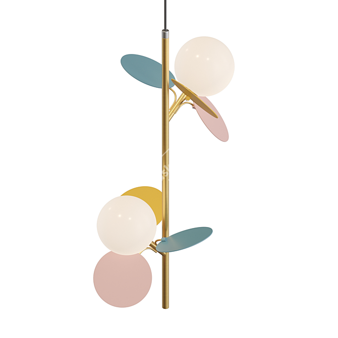 Elegant MATISSE ONE Pendant Lamp 3D model image 2