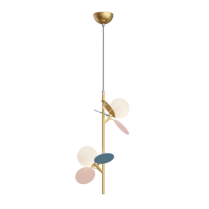 Elegant MATISSE ONE Pendant Lamp 3D model image 3