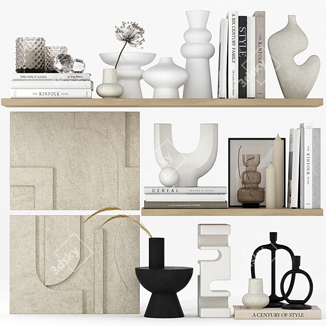 Elegant Decor Set 23: 3DS Max, FBX, Maps 3D model image 1