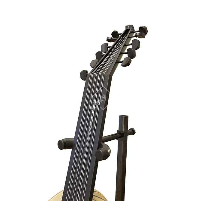 Exquisite Oud Instrument Masterpiece 3D model image 3