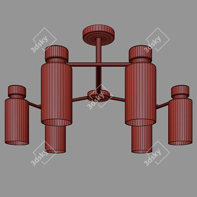 Amado Eurosvet Loft Chandelier 3D model image 2